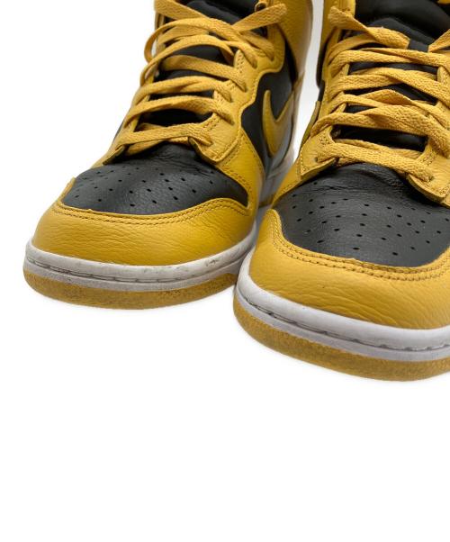 NIKE（ナイキ）NIKE (ナイキ) Wu-Tang Clan (ウータンクラン) Dunk High Retro PRM/ハイカットスニーカー イエロー×ブラック サイズ:26cmの古着・服飾アイテム