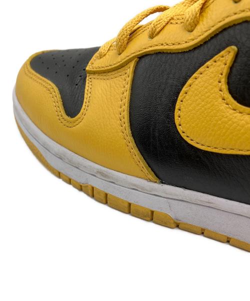 NIKE（ナイキ）NIKE (ナイキ) Wu-Tang Clan (ウータンクラン) Dunk High Retro PRM/ハイカットスニーカー イエロー×ブラック サイズ:26cmの古着・服飾アイテム