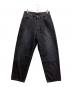 MARKA（マーカ）の古着「COCOON FIT JEANS ORGANIC COTTON 12oz DENIM」｜ブラック