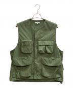 kontorコントール）の古着「MULTI-PKT VEST」｜オリーブ