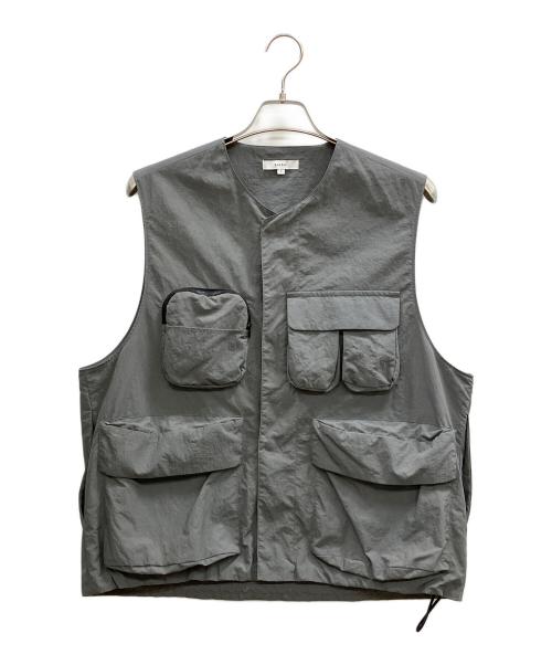 kontor（コントール）KONTOR (コントール) MULTI-PKT VEST グレー サイズ:2の古着・服飾アイテム