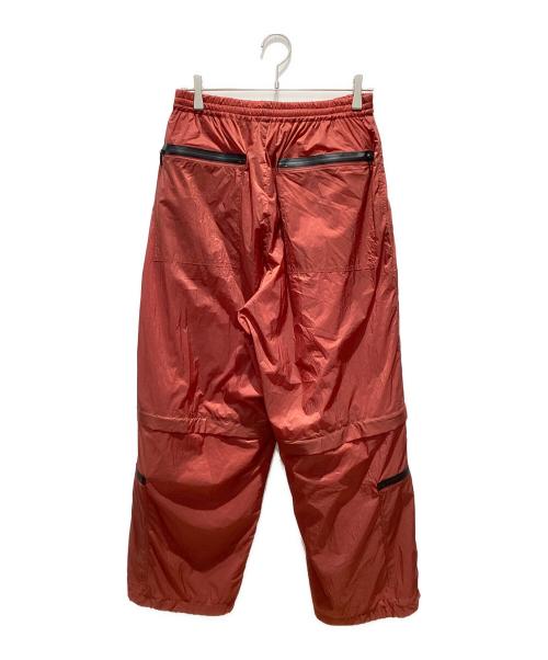 YOKE（ヨーク）YOKE (ヨーク) NYLON CONVERTIBLE EASY PANTS レッド サイズ:2　の古着・服飾アイテム