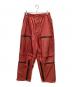 YOKE（ヨーク）の古着「NYLON CONVERTIBLE EASY PANTS」｜レッド