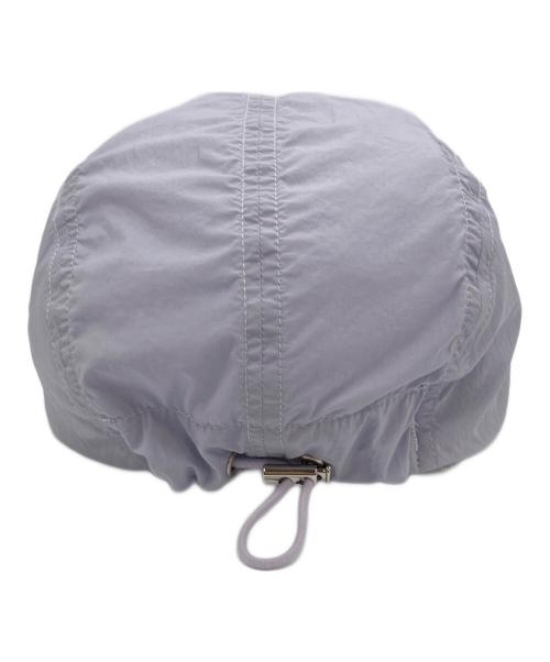 kijima takayuki（キジマタカユキ）kijima takayuki (キジマタカユキ) RECYCLED NYLON JEPT CAP パープルの古着・服飾アイテム