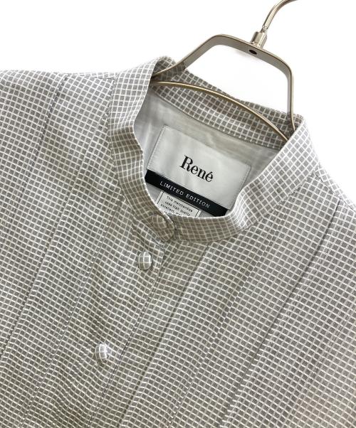 Rene（ルネ）Rene (ルネ) ティアードノースリーブワンピース グレー サイズ:38の古着・服飾アイテム