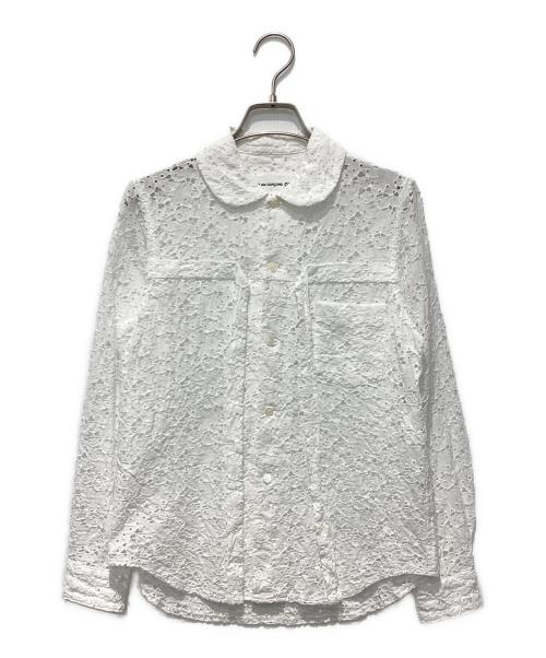 COMME des GARCONS GIRL（コムデギャルソンガール）COMME des GARCONS GIRL (コムデギャルソンガール) 丸襟 レースシャツ ホワイト サイズ:Sの古着・服飾アイテム