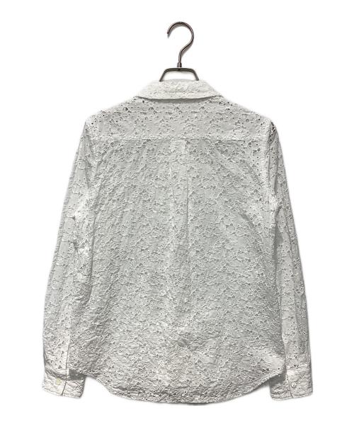 COMME des GARCONS GIRL（コムデギャルソンガール）COMME des GARCONS GIRL (コムデギャルソンガール) 丸襟 レースシャツ ホワイト サイズ:Sの古着・服飾アイテム