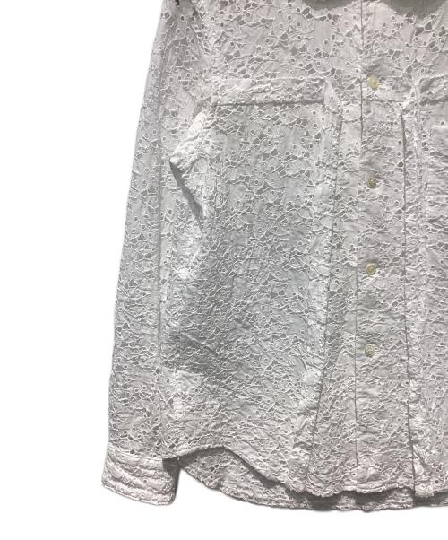 COMME des GARCONS GIRL（コムデギャルソンガール）COMME des GARCONS GIRL (コムデギャルソンガール) 丸襟 レースシャツ ホワイト サイズ:Sの古着・服飾アイテム