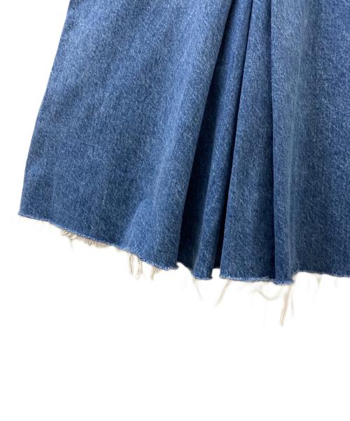 Maison Margiela（メゾンマルジェラ）Maison Margiela (メゾンマルジェラ) デニムキュロットパンツ インディゴ サイズ:36の古着・服飾アイテム