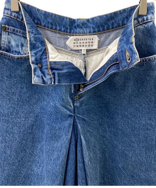 Maison Margiela（メゾンマルジェラ）Maison Margiela (メゾンマルジェラ) デニムキュロットパンツ インディゴ サイズ:36の古着・服飾アイテム