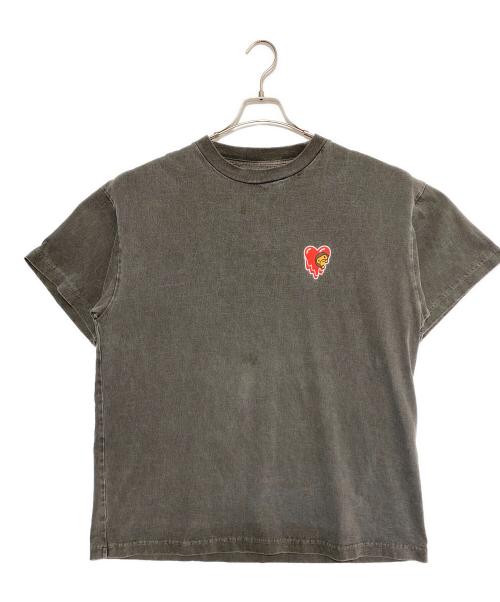 A BATHING APE（アベイシングエイプ）A BATHING APE (アベイシングエイプ) EMOTIONALLY UNAVAILABLE (エモーショナリー・アンアベイラブル) EU MILO SS TEE グレー サイズ:Lの古着・服飾アイテム