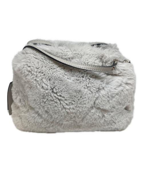 GIANNI CHIARINI（ジャンニ キアリーニ）GIANNI CHIARINI (ジャンニ キアリーニ) アリファ2wayファーバッグ グレーの古着・服飾アイテム