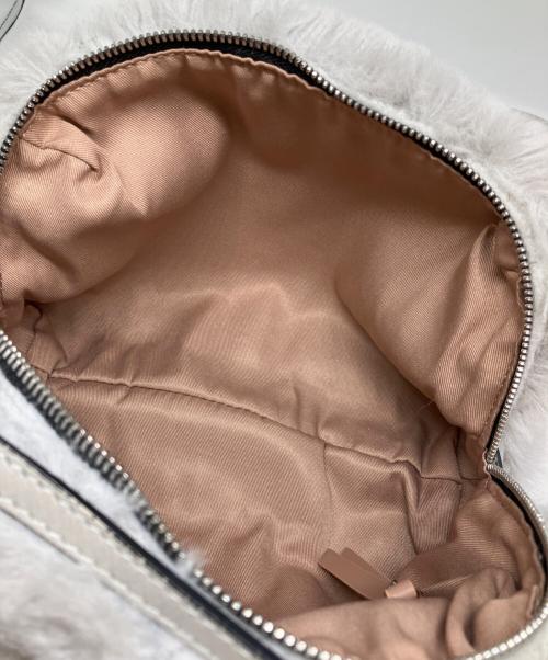 GIANNI CHIARINI（ジャンニ キアリーニ）GIANNI CHIARINI (ジャンニ キアリーニ) アリファ2wayファーバッグ グレーの古着・服飾アイテム