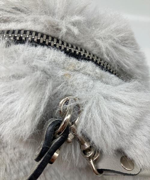 GIANNI CHIARINI（ジャンニ キアリーニ）GIANNI CHIARINI (ジャンニ キアリーニ) アリファ2wayファーバッグ グレーの古着・服飾アイテム