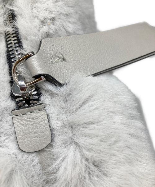 GIANNI CHIARINI（ジャンニ キアリーニ）GIANNI CHIARINI (ジャンニ キアリーニ) アリファ2wayファーバッグ グレーの古着・服飾アイテム