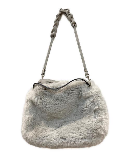GIANNI CHIARINI（ジャンニ キアリーニ）GIANNI CHIARINI (ジャンニ キアリーニ) アリファ2wayファーバッグ グレーの古着・服飾アイテム