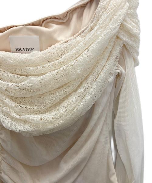 ERADIE（エラディエ）ERADIE (エラディエ) Sheer Lace Top アイボリー サイズ:FREEの古着・服飾アイテム