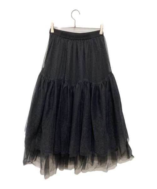 ORGUE（オルグ）ORGUE (オルグ) Volume Tulle Skirt ブラック サイズ:Sの古着・服飾アイテム