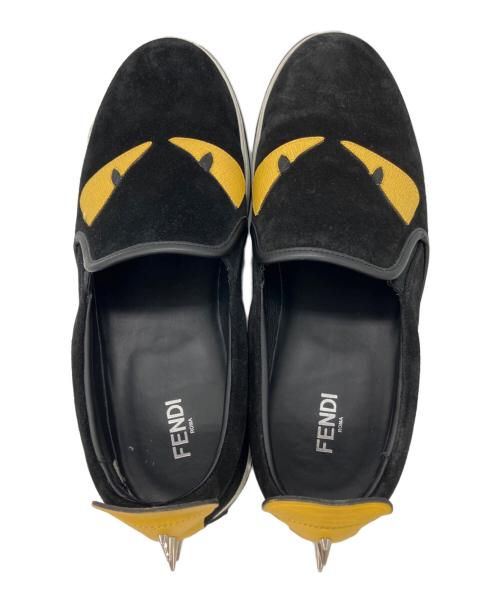FENDI（フェンディ）FENDI (フェンディ) スリッポン ブラック サイズ:6の古着・服飾アイテム
