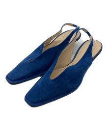 TOD'S×Mame Kurogouchi（トッズ×マメクロゴウチ）の古着「スリングバックミュール」｜ブルー