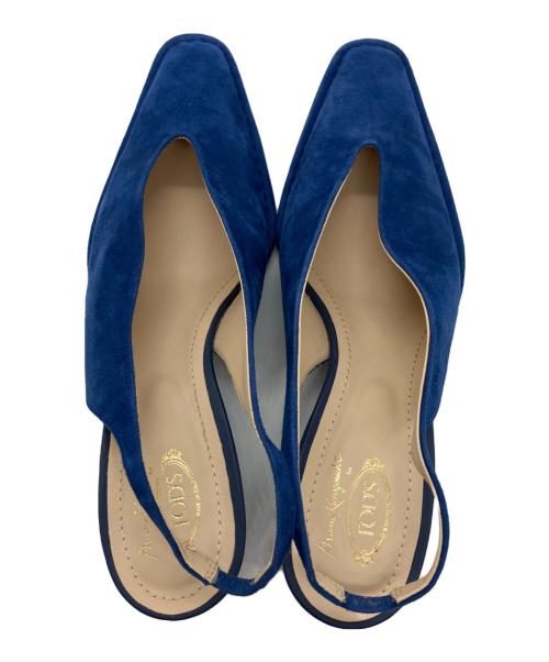 TOD'S（トッズ）TOD'S (トッズ) Mame Kurogouchi (マメクロゴウチ) スリングバックミュール ブルー サイズ:37の古着・服飾アイテム