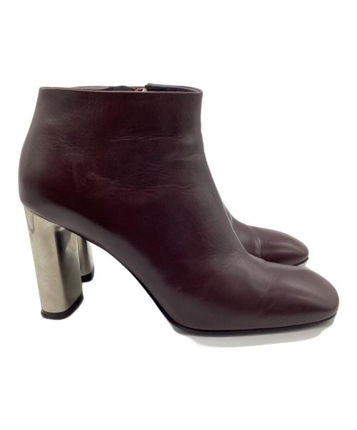 CELINE（セリーヌ）CELINE (セリーヌ) アンクルブーツ ボルドー サイズ:37の古着・服飾アイテム