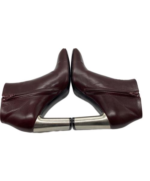 CELINE（セリーヌ）CELINE (セリーヌ) アンクルブーツ ボルドー サイズ:37の古着・服飾アイテム