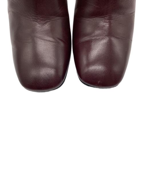 CELINE（セリーヌ）CELINE (セリーヌ) アンクルブーツ ボルドー サイズ:37の古着・服飾アイテム