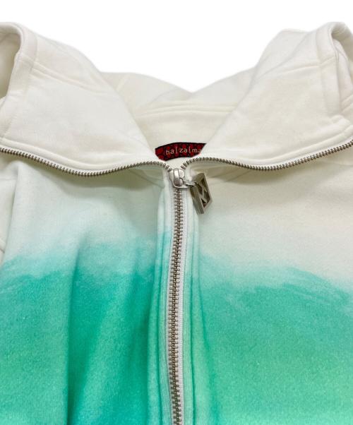 hazama（ハザマ）hazama (ハザマ) ジップパーカー ブルー サイズ:Sの古着・服飾アイテム