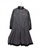 hazamaハザマ）の古着「micro-micro-micro-macro jersey one-piece」｜ブラック