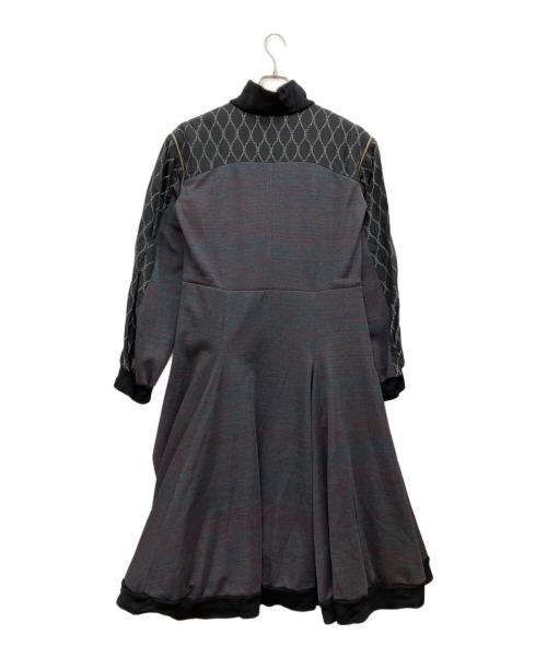 hazama（ハザマ）hazama (ハザマ) micro-micro-micro-macro jersey one-piece ブラック サイズ:Lの古着・服飾アイテム