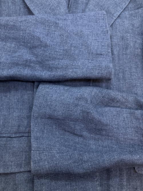 WEEKEND Max Mara（ウィークエンド マックスマーラ）WEEKEND Max Mara (ウィークエンド マックスマーラ) リネンジャケット ブルー サイズ:SIZE 36の古着・服飾アイテム
