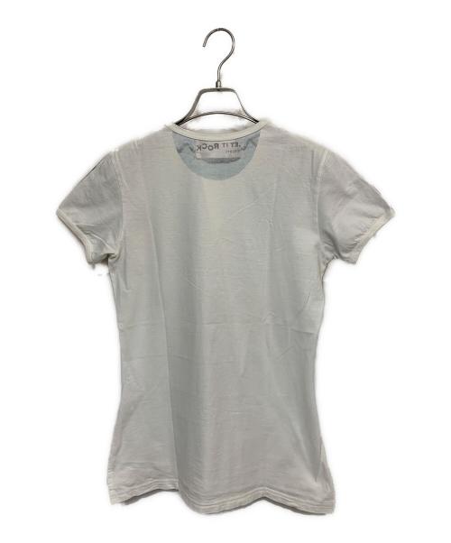 Vivienne Westwood（ヴィヴィアンウエストウッド）Vivienne Westwood (ヴィヴィアンウエストウッド) 回顧展 転写 LET IT ROCK 限定Tシャツ ブルー サイズ:Mの古着・服飾アイテム