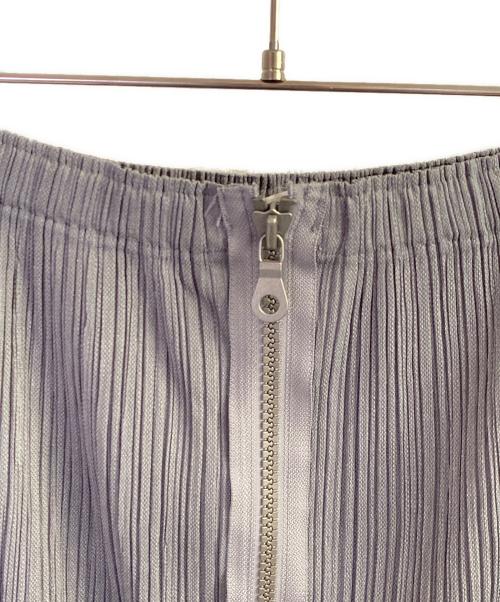 PLEATS PLEASE（プリーツプリーズ）PLEATS PLEASE (プリーツプリーズ) フロントジッププリーツスカート グレー サイズ:1の古着・服飾アイテム