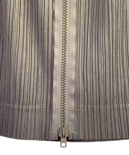 PLEATS PLEASE（プリーツプリーズ）PLEATS PLEASE (プリーツプリーズ) フロントジッププリーツスカート グレー サイズ:1の古着・服飾アイテム
