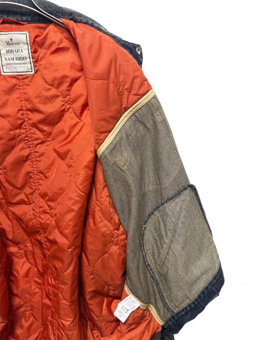 Maison MIHARA YASUHIRO（メゾン ミハラ ヤスヒロ）Maison MIHARA YASUHIRO (メゾン ミハラ ヤスヒロ) LAYERED DENIM JACKET インディゴ サイズ:48の古着・服飾アイテム