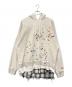 Maison MIHARA YASUHIRO（メゾン ミハラ ヤスヒロ）の古着「25SS Triple Layered Hoodie/Kids Sticker Printed Hoodie」｜アイボリー