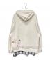 Maison MIHARA YASUHIRO (メゾン ミハラ ヤスヒロ) 25SS Triple Layered Hoodie/Kids Sticker Printed Hoodie アイボリー サイズ:48：50000円