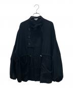 ENFOLDエンフォルド）の古着「TWO-WAY SHORT-BLOUSON」｜ブラック