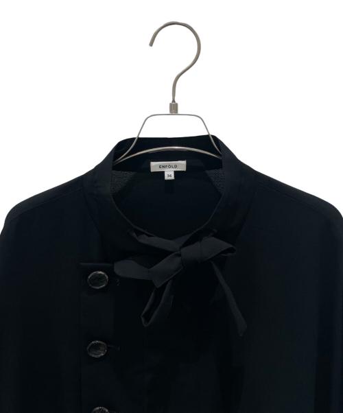 ENFOLD（エンフォルド）ENFOLD (エンフォルド) TWO-WAY SHORT-BLOUSON ブラック サイズ:36の古着・服飾アイテム