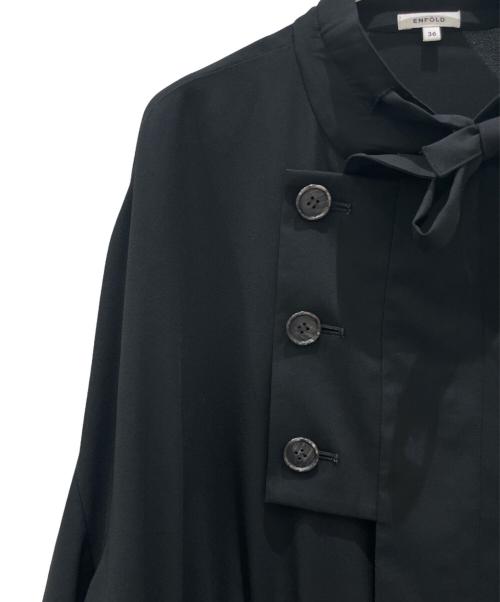 ENFOLD（エンフォルド）ENFOLD (エンフォルド) TWO-WAY SHORT-BLOUSON ブラック サイズ:36の古着・服飾アイテム