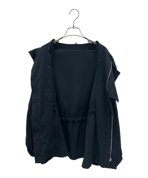 ENFOLD（エンフォルド）ENFOLD (エンフォルド) TWO-WAY SHORT-BLOUSON ブラック サイズ:36の古着・服飾アイテム