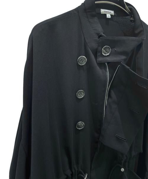 ENFOLD（エンフォルド）ENFOLD (エンフォルド) TWO-WAY SHORT-BLOUSON ブラック サイズ:36の古着・服飾アイテム