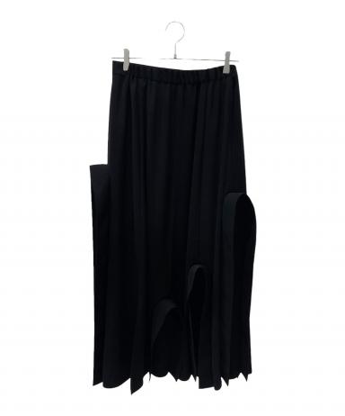 中古・古着通販】ENFOLD (エンフォルド) DRAPEARCHE SKIRT ブラック