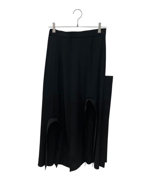 ENFOLD（エンフォルド）ENFOLD (エンフォルド) DRAPEARCHE SKIRT ブラック サイズ:38の古着・服飾アイテム