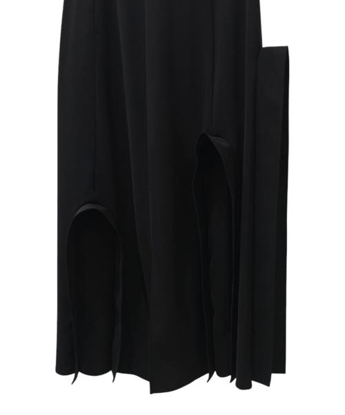 ENFOLD（エンフォルド）ENFOLD (エンフォルド) DRAPEARCHE SKIRT ブラック サイズ:38の古着・服飾アイテム