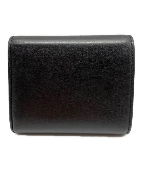 CELINE（セリーヌ）CELINE (セリーヌ) スモール フラップウォレット トリオンフ ブラックの古着・服飾アイテム