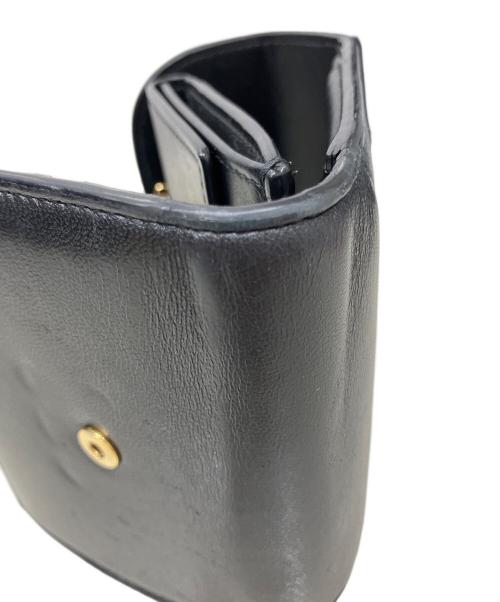 CELINE（セリーヌ）CELINE (セリーヌ) スモール フラップウォレット トリオンフ ブラックの古着・服飾アイテム