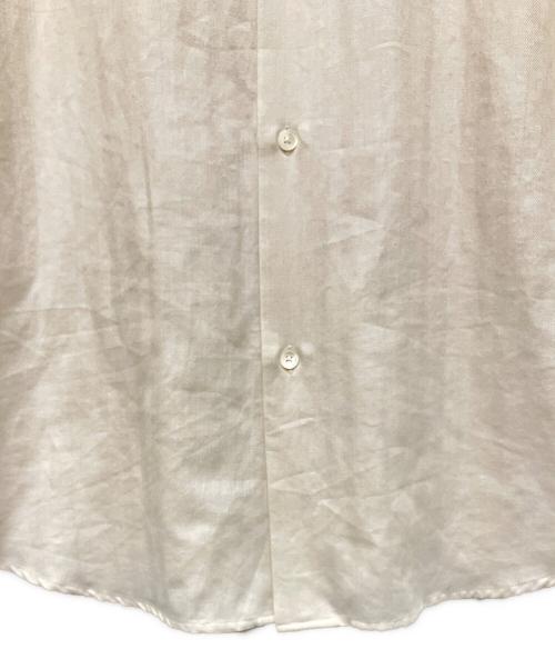 AURALEE（オーラリー）AURALEE (オーラリー) Cotton Cashmere Herringbone Shirt(コットンカシミアヘリンボーンシャツ) アイボリー サイズ:4の古着・服飾アイテム
