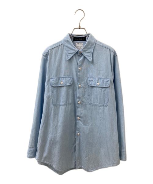 MADISON BLUE（マディソンブルー）MADISON BLUE (マディソンブルー) HAMPTON CHAMBRAY SHIRT ライトブルー サイズ:01の古着・服飾アイテム